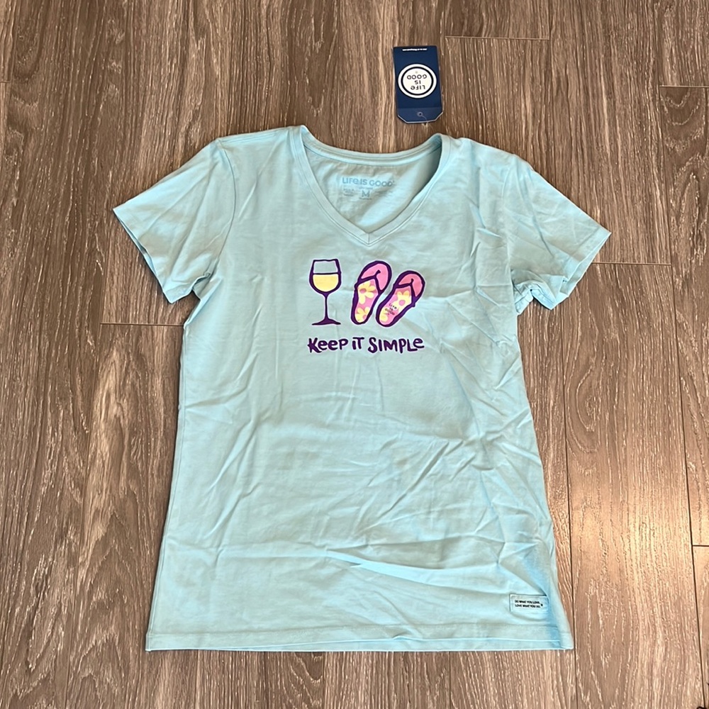 Life Is Good v-neck